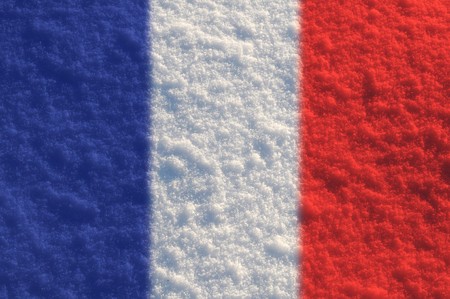 Fuzzy flags series - Franceの写真素材