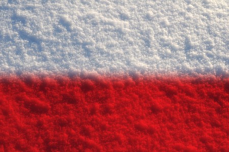 Fuzzy flags series - Polandの写真素材