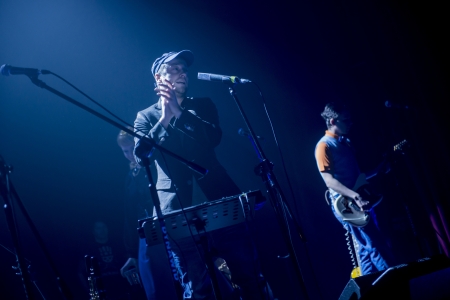 SIEDLCE, POLAND - FEBRUARY 28: Band Czeslaw Spiewa perform on stage at Podlasie on February 28.2013 in Siedlce, Polandのeditorial素材