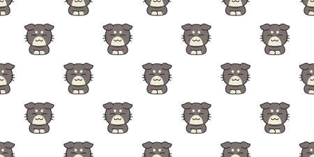 Cartoon cat seamless pattern background for design.のイラスト素材