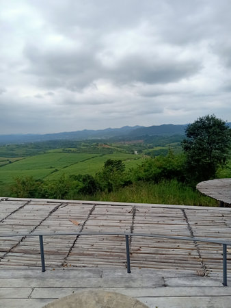 Mountain View at Doi Pha Tang in Thailand.の写真素材