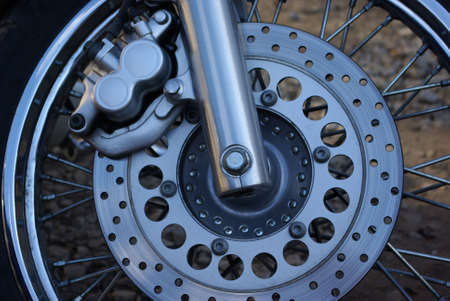 Bike disc brake の写真素材