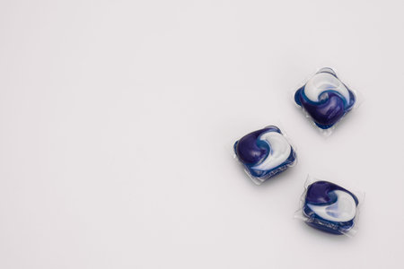 gel capsules for washing machines. mock up