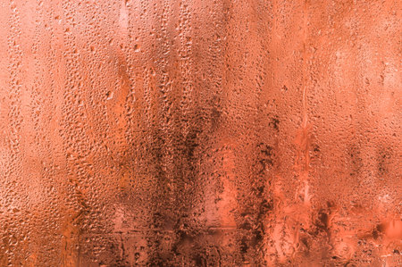 wet glass. water drop background.