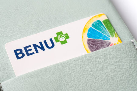 Benu is European pharmacies brand in Lithuania, Latvia, Estonia, Hungary, Switzerland, Czech Republic, Slovakia, Serbia, Netherlands, and Montenegro.のeditorial素材
