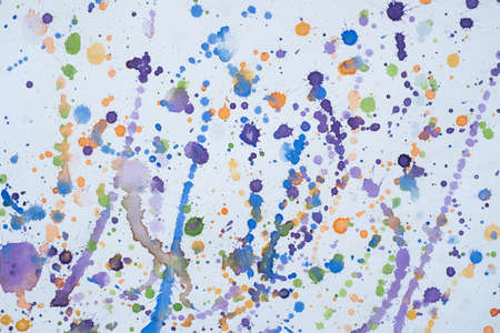 Colorful modern abstract art. Creative colorful background. Creativity and imagination visualized.の写真素材