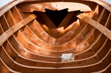 Contruction boat の写真素材