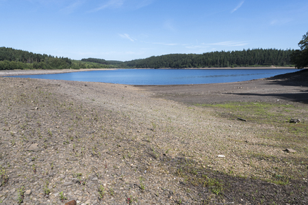 Langsett Reservoir in South Yorkshire on the edge of the Peak Districtの写真素材