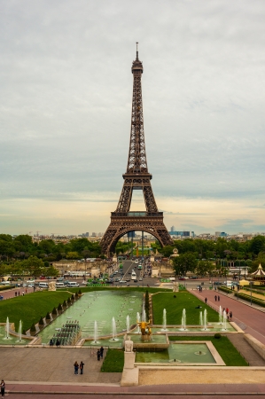 The Eiffel tower Parisの写真素材
