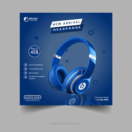 Product Social Media Post Promotional Design Templateのイラスト素材