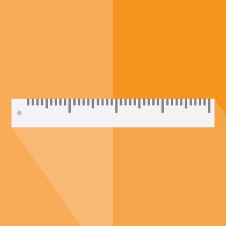 The ruler icon. Ruler symbol. Flat. Vector illustration.のイラスト素材
