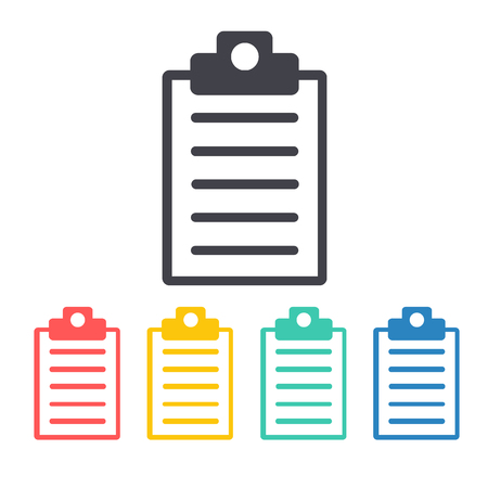 clipboard iconのイラスト素材