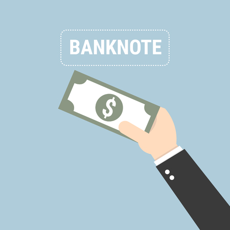 bonus money in hand illustration, vectorのイラスト素材