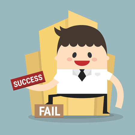 successful businessmanのイラスト素材