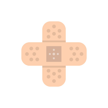 Vector adhesive bandage icon.のイラスト素材