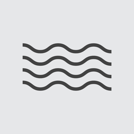 Wave Iconのイラスト素材