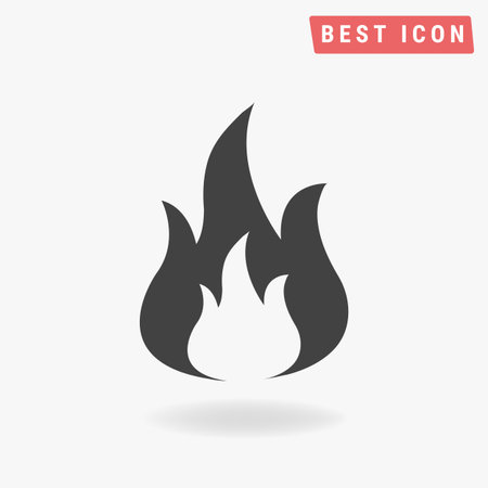 Fire Iconのイラスト素材
