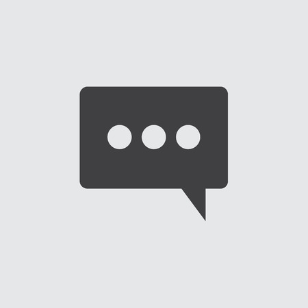 Speech bubble Icon Vectorのイラスト素材