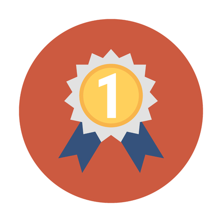 Ribbon Badge Vector Iconのイラスト素材