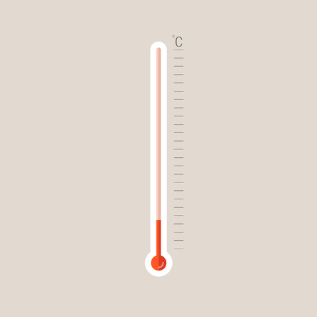 Celsius thermometers vector.のイラスト素材