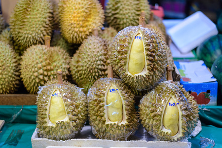 Durian, king of fruit, famous fruit in Thailandの写真素材