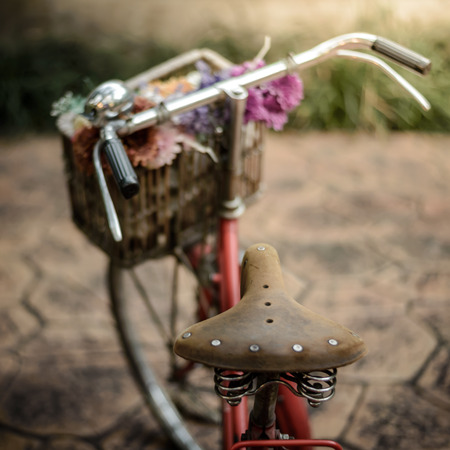 Old Vintage Bicycleの写真素材