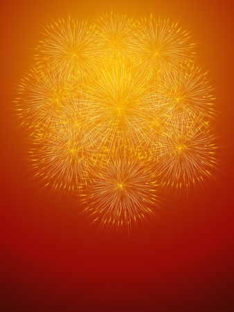 fireworksのイラスト素材