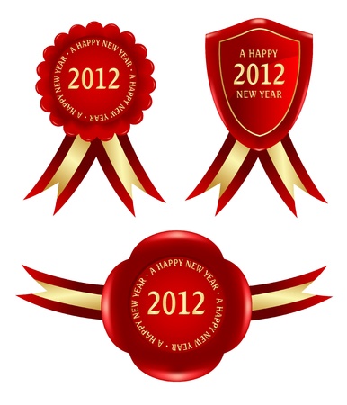 frame 2012 redのイラスト素材
