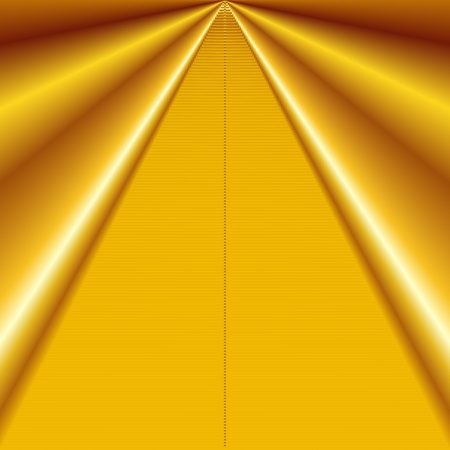 golden roadのイラスト素材