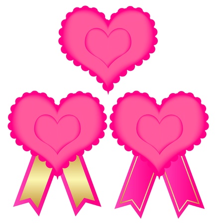 valentine heart frameのイラスト素材