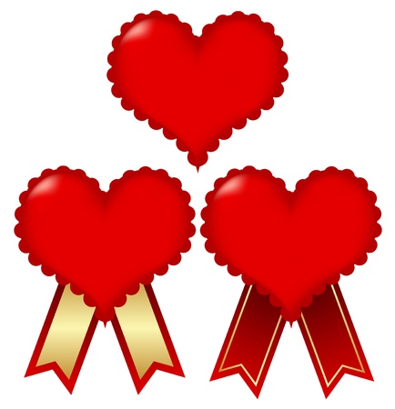 Valentine Heart Frameのイラスト素材