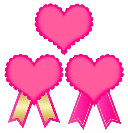 Valentine Heart Frameのイラスト素材