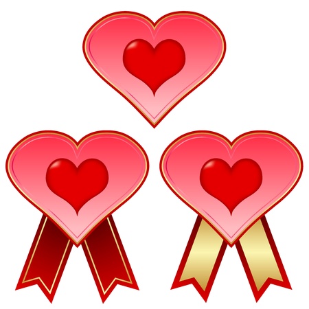 Valentine Heart Frameのイラスト素材