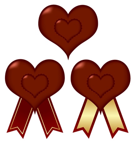 Valentine Heart Frameのイラスト素材