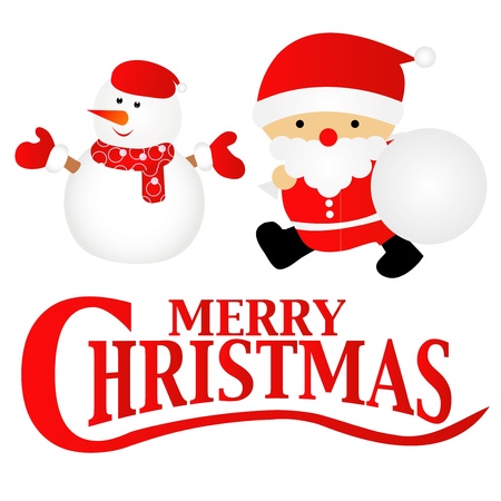 Christmas materialのイラスト素材