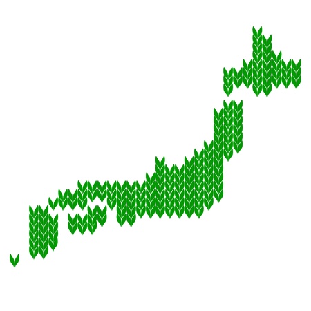 Map of Japanのイラスト素材