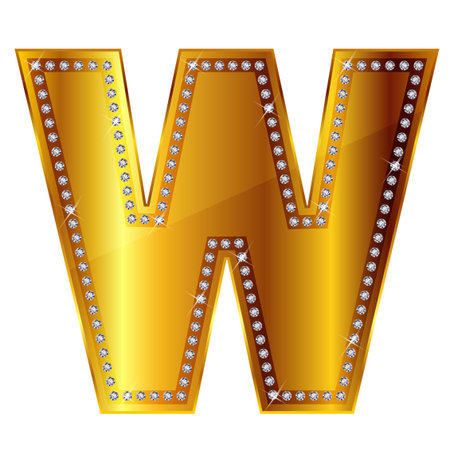 Wのイラスト素材