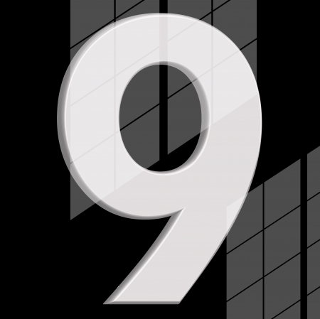 9のイラスト素材