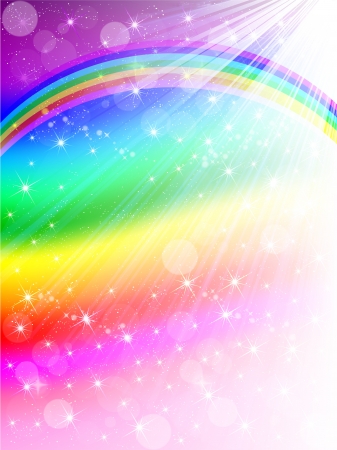 Colorful rainbow backgroundのイラスト素材