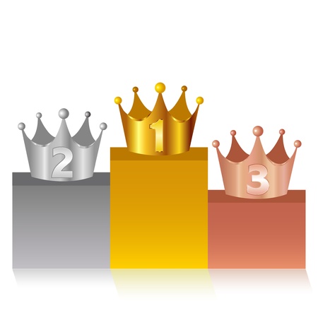 Crown Crown Awardのイラスト素材