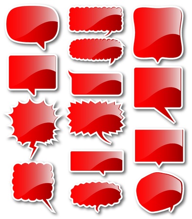 Red balloon frames balloonのイラスト素材