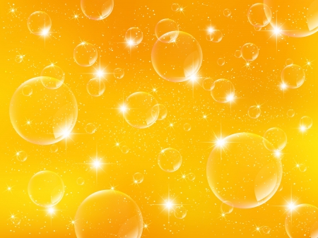 Gold bubble backgroundのイラスト素材