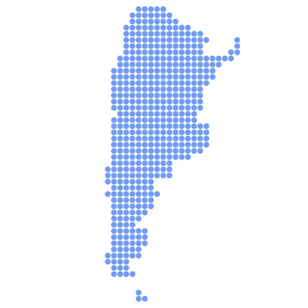 Argentina map roundのイラスト素材