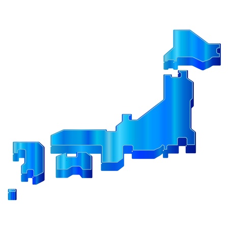 Map of Japanのイラスト素材