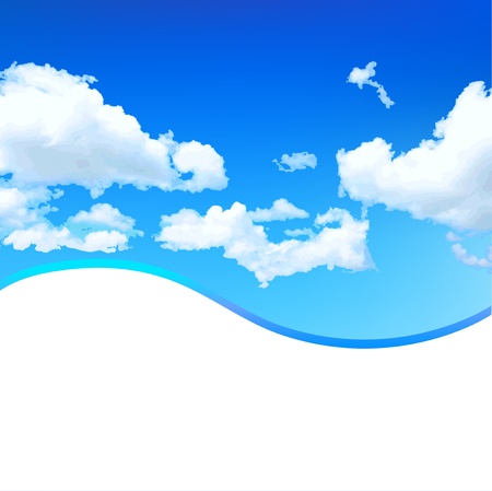 Sky clouds background nature landscapeのイラスト素材