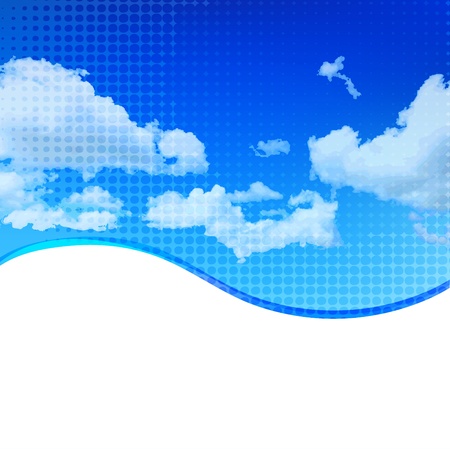 Background sky cloudsのイラスト素材