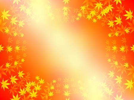 Maple autumn leaves backgroundのイラスト素材