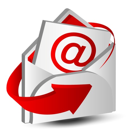 Mail letter iconのイラスト素材