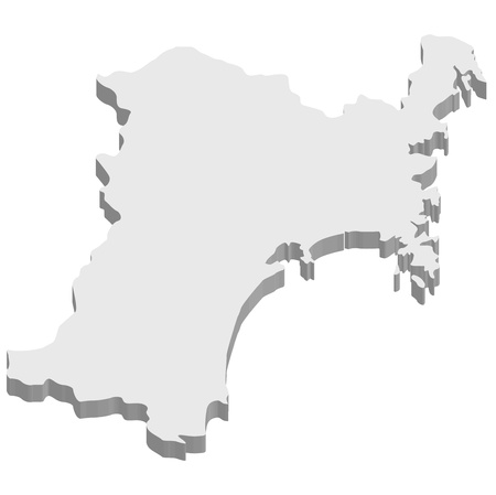 Japan map Japan map regionのイラスト素材