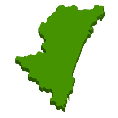 Japan map Japan map regionのイラスト素材